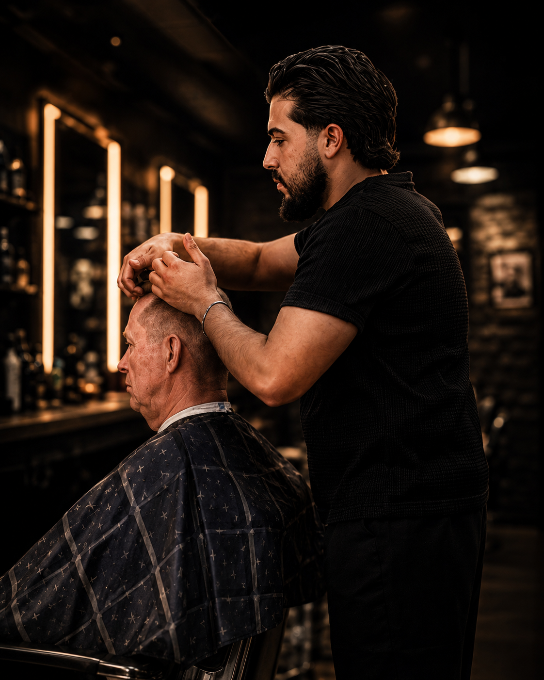 Bartpflege und Konturen im 3D Barbershop Wuppertal
